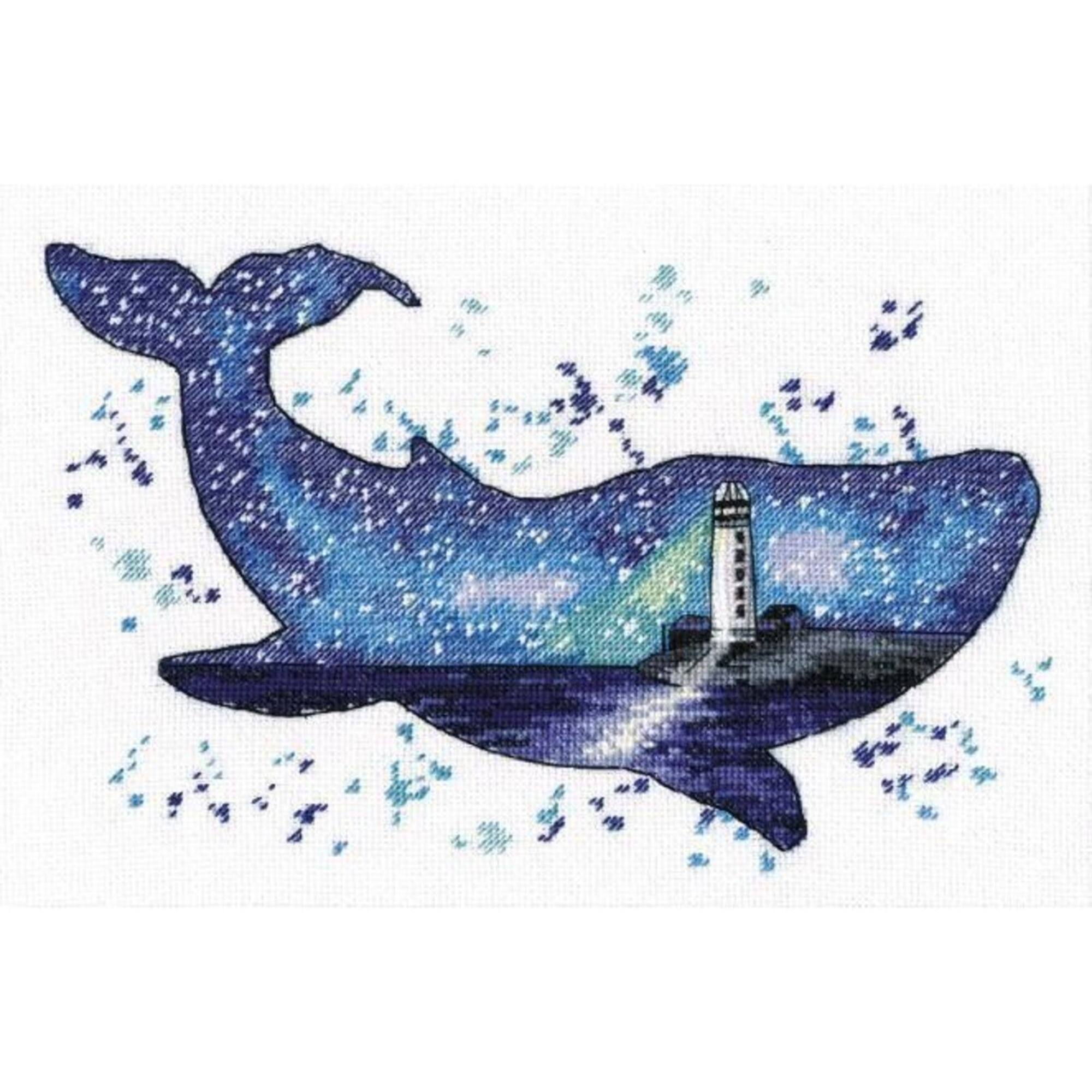 Oven Animal Worid Whale Cross Stitch Kit